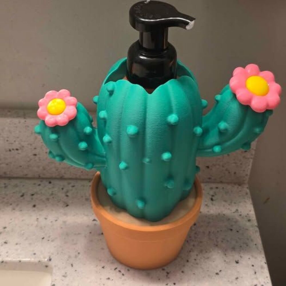 Cute Cactus Soap Dispenser for Bath and body works